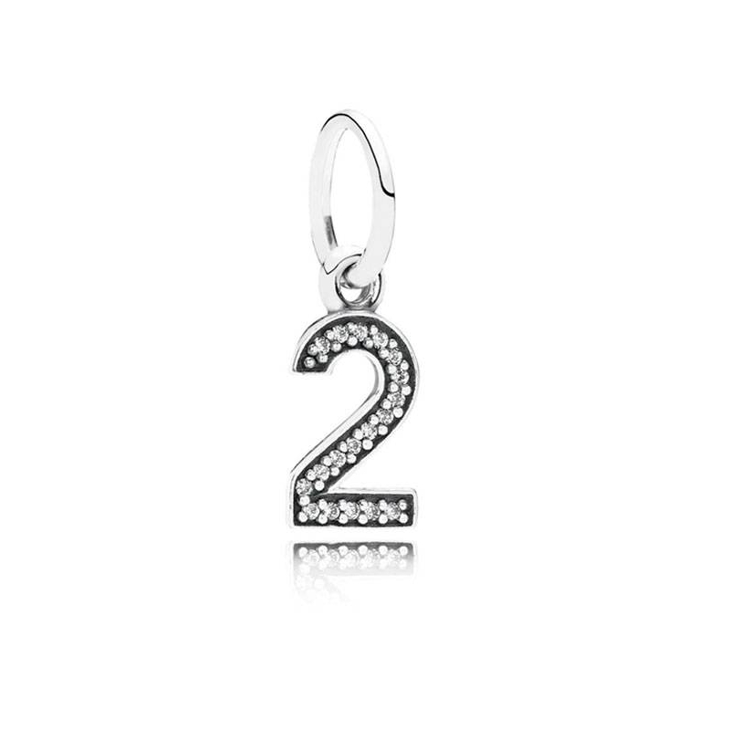Charms colgantes Números 791339CZ-791348CZ Charms colgantes Números 791339CZ-791348CZ