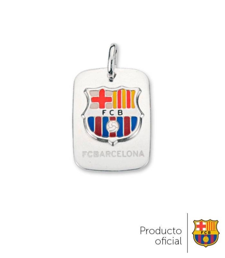Colgante placa escudo FC Barcelona