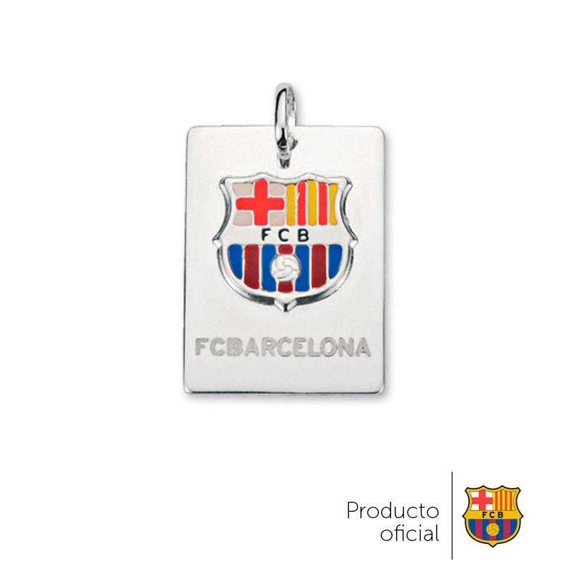 Colgante placa escudo FC Barcelona