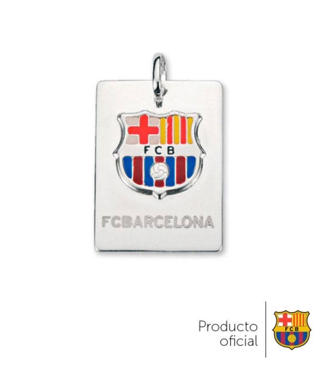Colgante placa escudo FC Barcelona