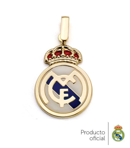 Colgante Real Madrid oro 18k