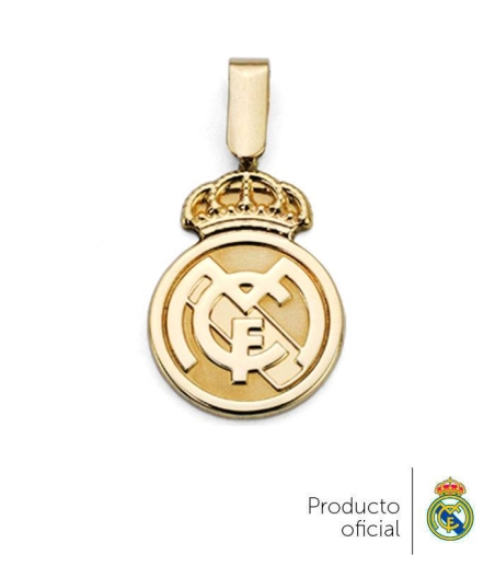 Colgante Real Madrid oro 18k