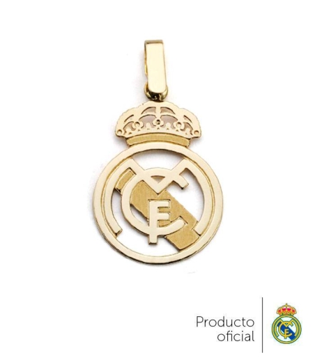 Colgante Real Madrid oro 18k