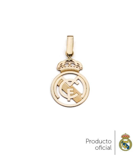 Colgante Real Madrid oro 18k