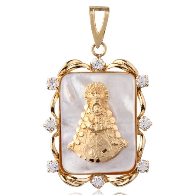 Medalla Oro y Nácar Virgen del Rocío