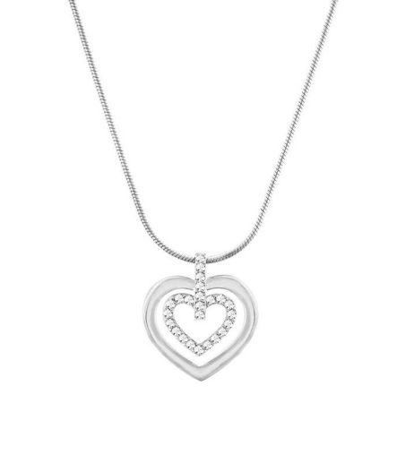 Colgante Circle Heart Swarovski 5113776