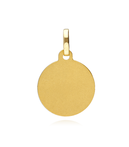 Medalla oro 18k tallada