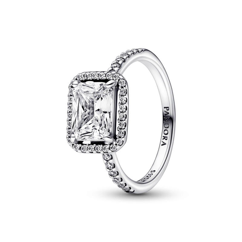 ANILLO PANDORA HALO RECTANGULAR BRILLANTE 192391C01