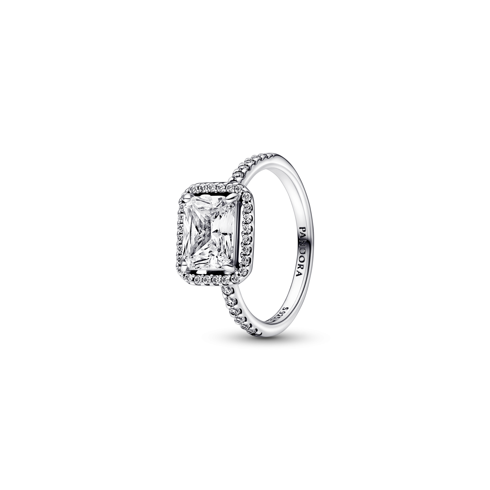 ANILLO PANDORA HALO RECTANGULAR BRILLANTE 192391C01