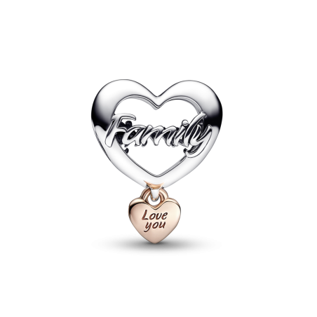 CHARM PANDORA COLGANTE CORAZÓN TE QUIERO FAMILIA 782326C00