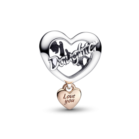 CHARM PANDORA COLGANTE CORAZÓN TE QUIERO HIJA 782327C00