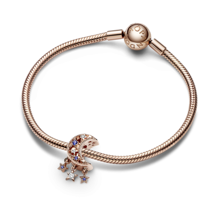 CHARM PANDORA COLGANTE ESTRELLA Y LUNA CRECIENTE 789643C01