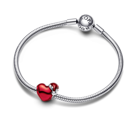 CHARM PANDORA CORAZÓN NAVIDEÑO METÁLICO 792336C01