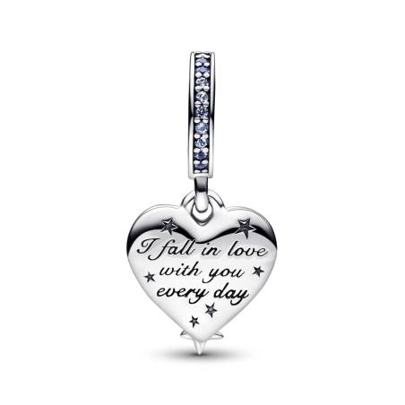 CHARM PANDORA COLGANTE CORAZÓN Y ESTRELLA FUGAZ CELESTIAL 792356C01