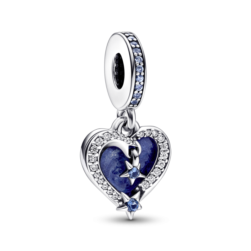 CHARM PANDORA COLGANTE CORAZÓN Y ESTRELLA FUGAZ CELESTIAL 792356C01