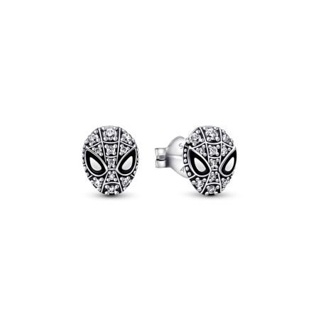 PENDIENTES PANDORA MÁSCARA SPIDER MAN PAVÉ 292354C01