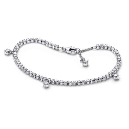 PULSERA PANDORA TENIS GOTAS BRILLANTES 592401C01