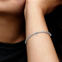 PULSERA PANDORA TENIS GOTAS BRILLANTES 592401C01