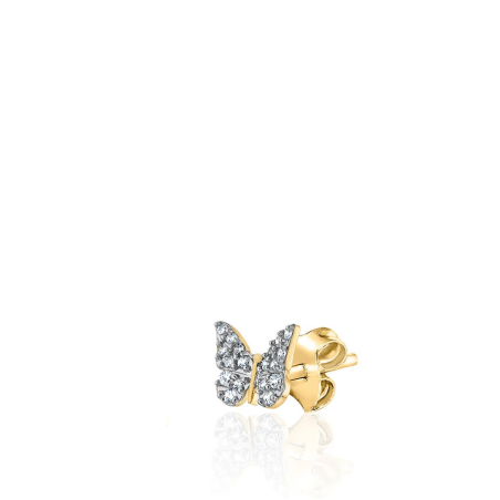 PENDIENTE AGATHA PARIS MARIPOSA MINI TINY PAVÉ 2340440-357-TU