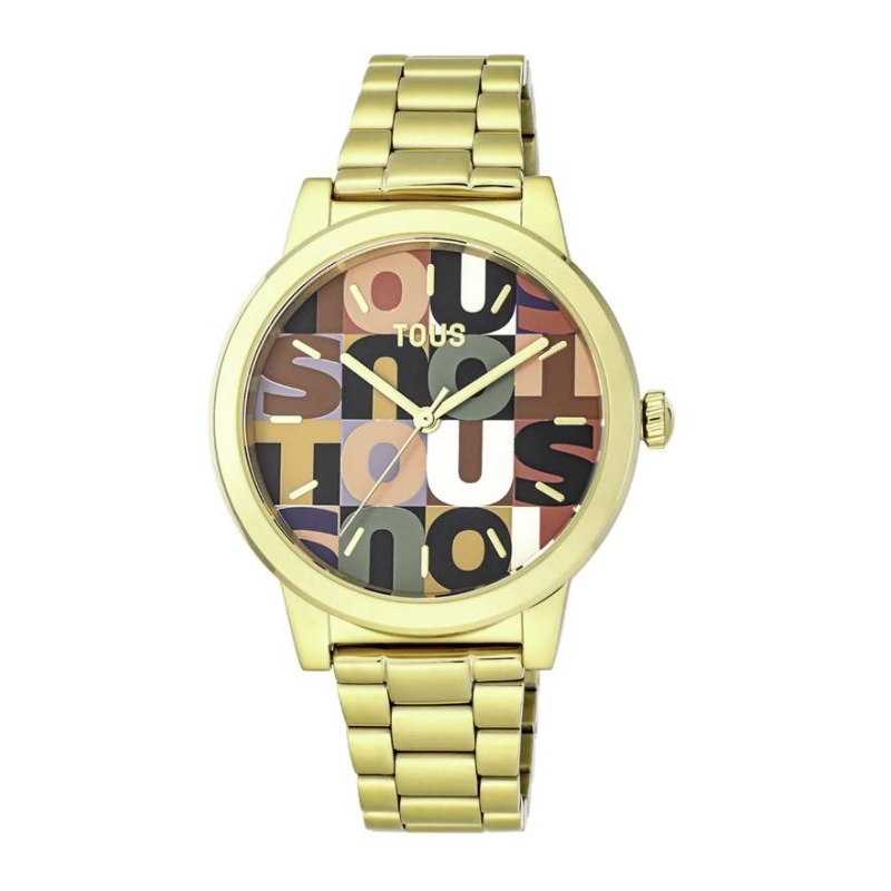 RELOJ TOUS MIMIC DORADO ESTAMPADO 200351011