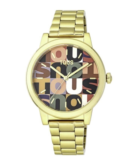 RELOJ TOUS MIMIC DORADO ESTAMPADO 200351011