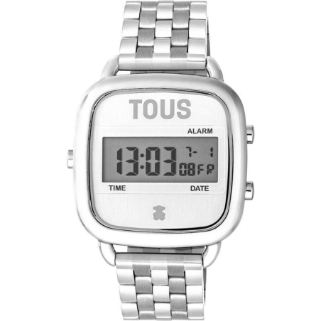 RELOJ TOUS DIGITAL D-LOGO PLATEADO 200351021