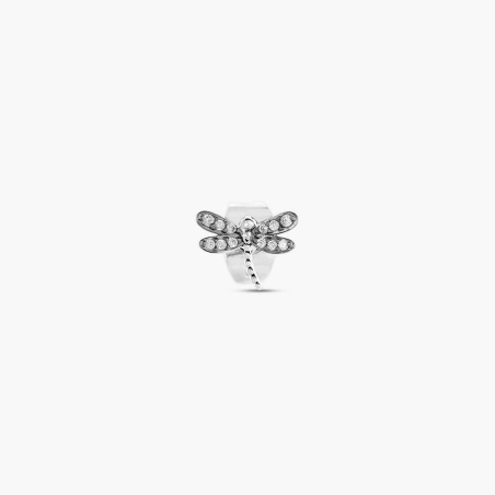 PENDIENTE AGATHA PARIS LIBÉLULA MINI TINY PAVÉ 2320981-136-TU