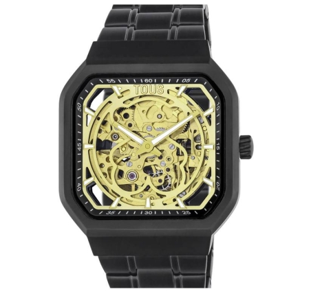 RELOJ TOUS D-BEAR ANALÓGICO AUTOMÁTICO NEGRO 200351032