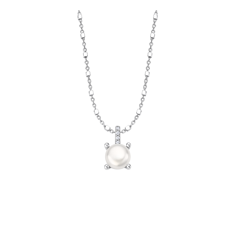 COLLAR LOTUS SILVER REDONDO INFINITO LP3065-1/1