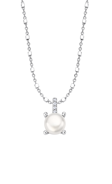 COLLAR LOTUS SILVER REDONDO INFINITO LP3065-1/1