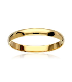 Alianza Nexo Oro 18k media caña lisa 2,5 mm