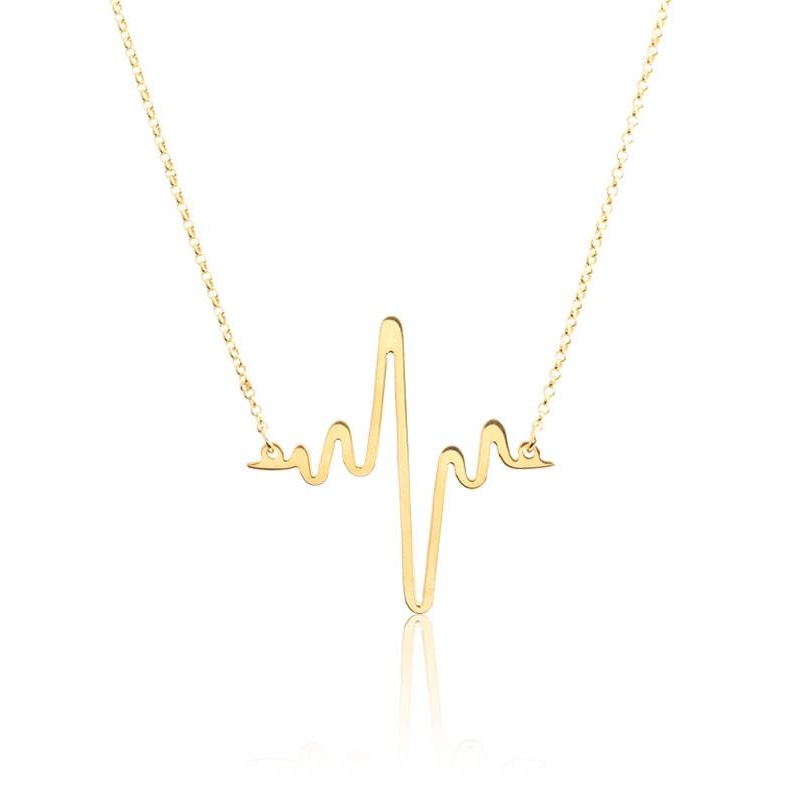 Gargantilla Latidos plata baño de oro