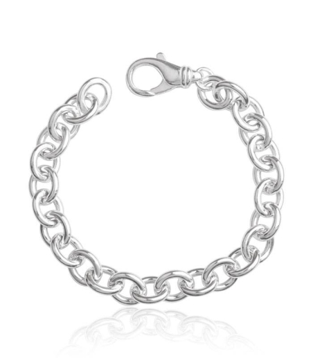 Pulsera Plata de Ley Eslabones 
