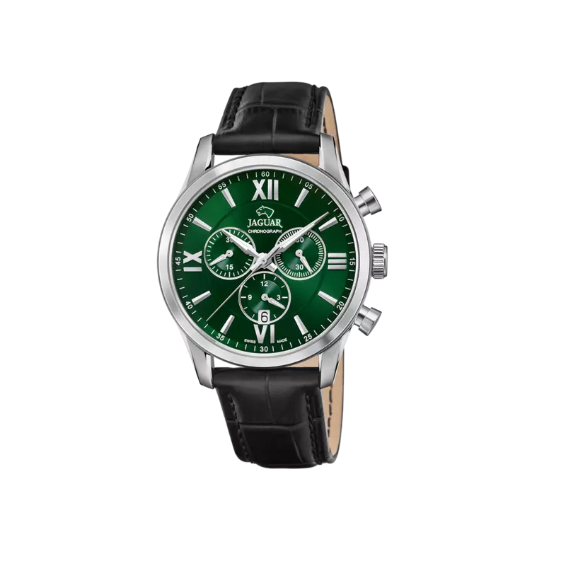 RELOJ JAGUAR ACAMAR VERDE CON CORREA DE PIEL J884/3