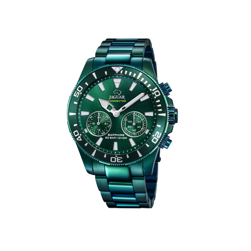 RELOJ JAGUAR ACAMAR VERDE CON CORREA DE PIEL J884/3