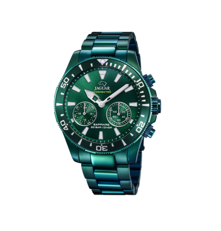 RELOJ JAGUAR ACAMAR VERDE CON CORREA DE PIEL J884/3