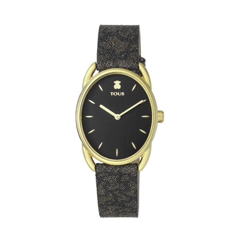 RELOJ TOUS DAI DORADO KAOS NEGRA 100350440