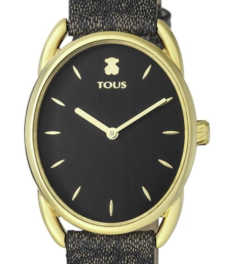 RELOJ TOUS DAI DORADO KAOS NEGRA 100350440