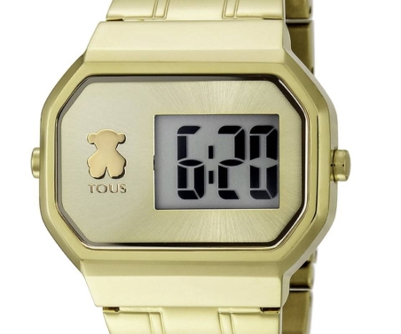 RELOJ TOUS D-BEAR DIGITAL DORADO 600350300