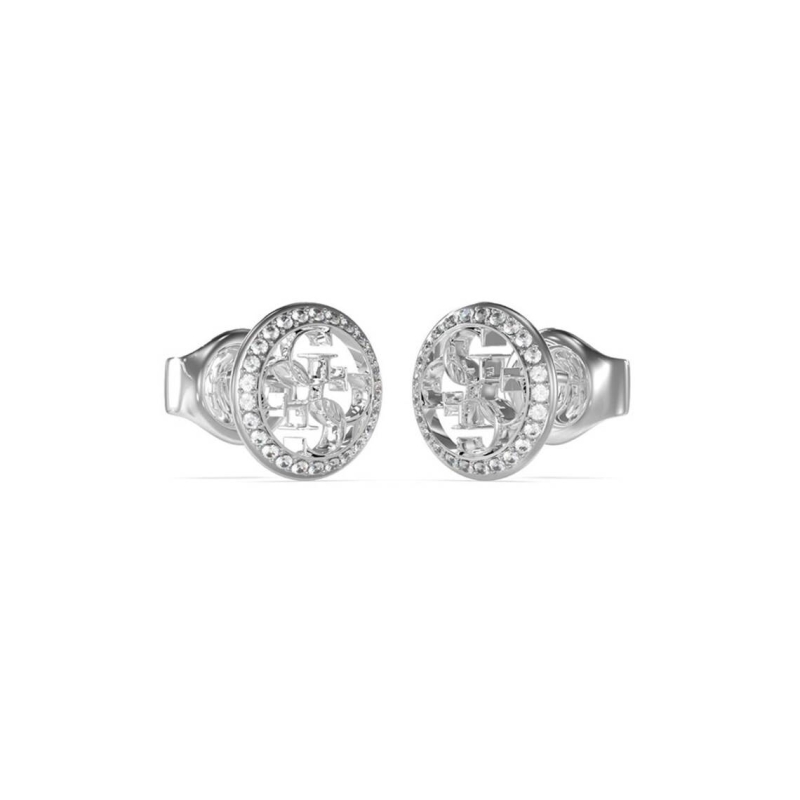 Guess Jewels Anello Con Cristalli - Modello JUBR05104JWYG54, Colore Oro, Stile Motivo Ad Anello