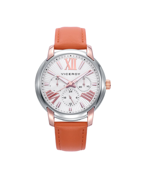 RELOJ VICEROY CHIC CORREA DE PIEL NARANJA 401270-83