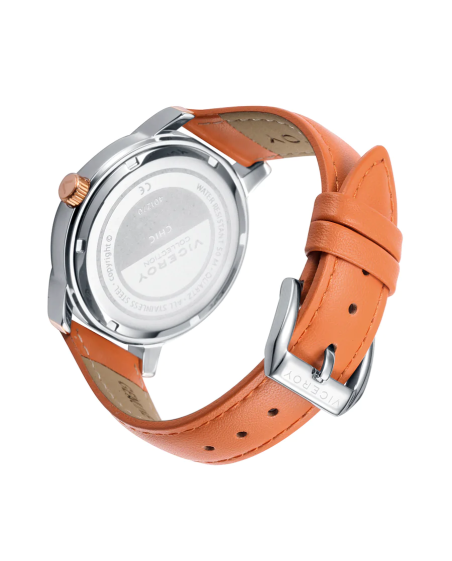 RELOJ VICEROY CHIC CORREA DE PIEL NARANJA 401270-83