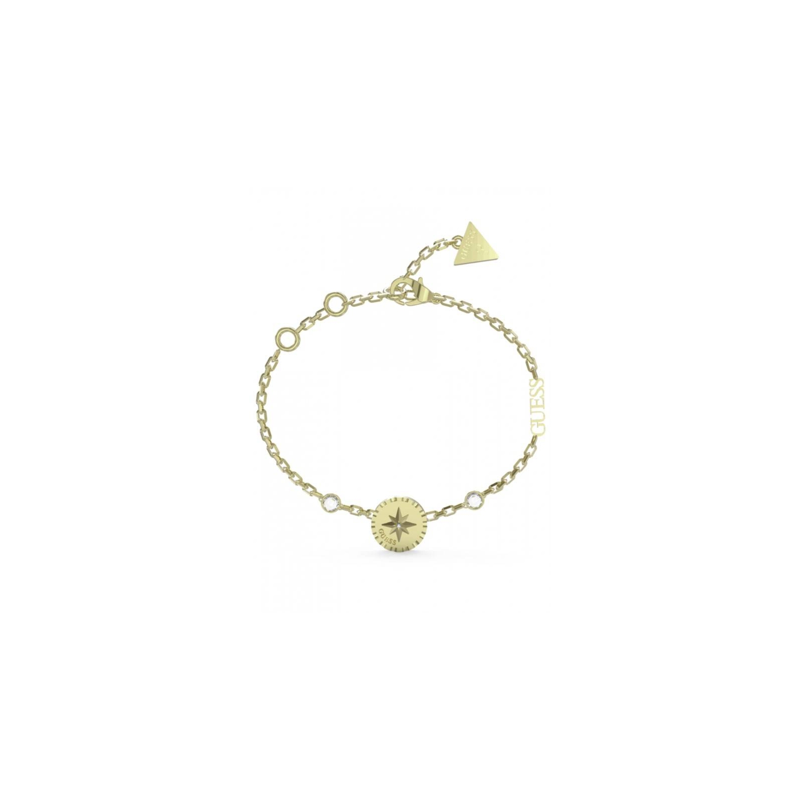 Orecchini Guess MONETE JUBE02206JWYGT-U, Modello Moneta, Colore Oro/argento, Donna
