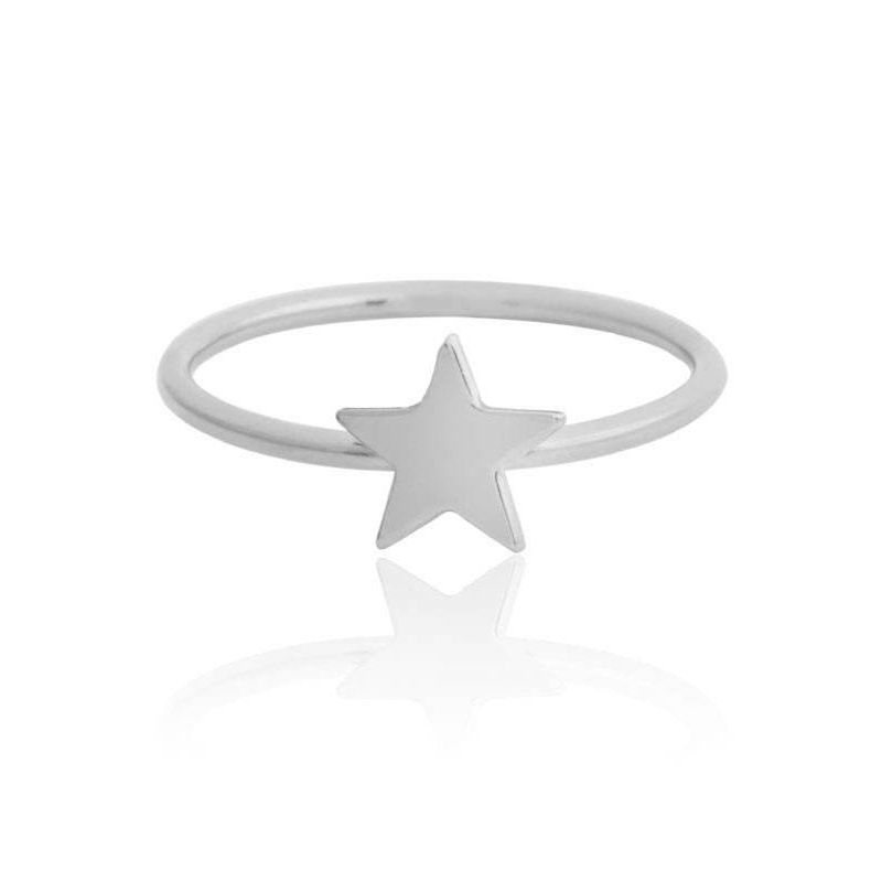 Anillo plata de ley Estrella