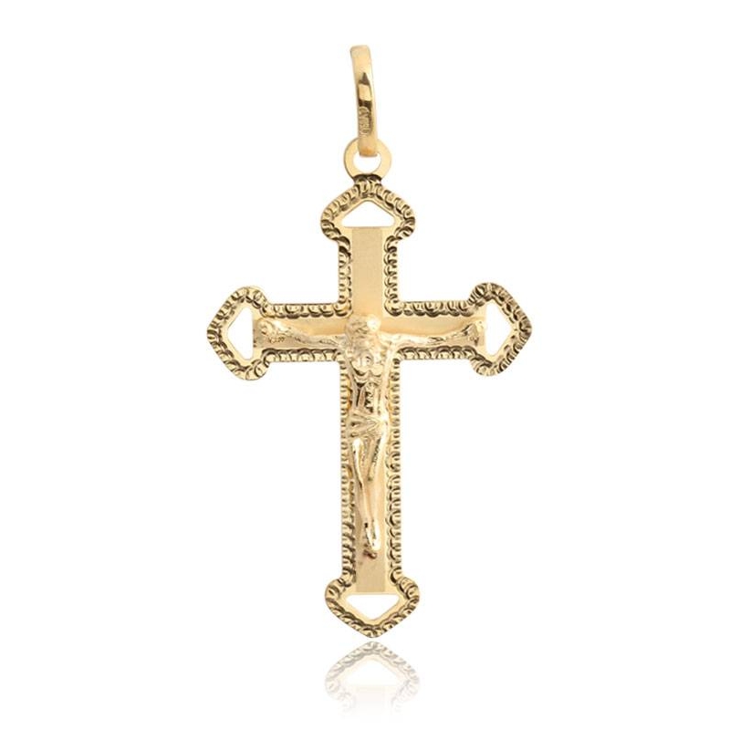 Colgante cruz Oro 18k