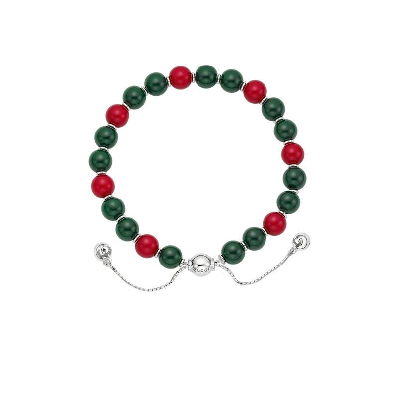 Pulsera Gucci Plata y madera Pulsera Gucci Plata y madera