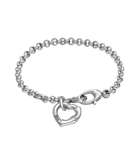 Pulsera Gucci plata Corazón bambú