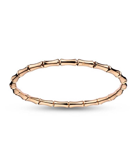 Pulsera Gucci plata baño oro Bambú