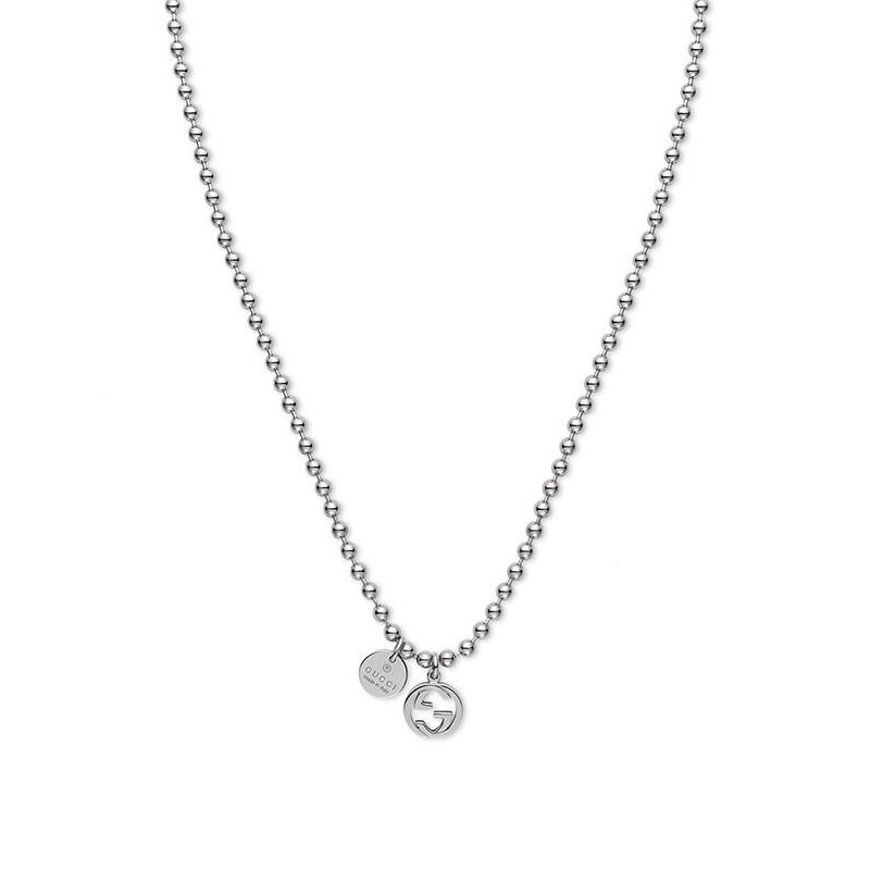 Colgante Gucci logotipo Plata Colgante Gucci logotipo Plata