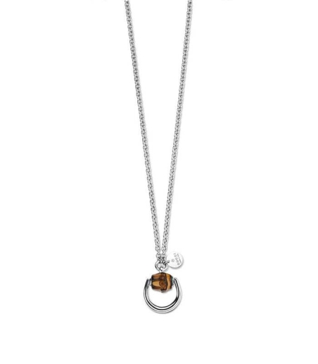 Colgante Gucci Bamboo Horsebit plata